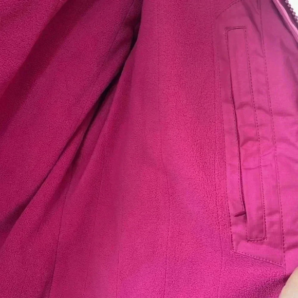 [L]Misty Mountain Pink  Waterproof Winter Fleece Jacket - Picture 9 of 12